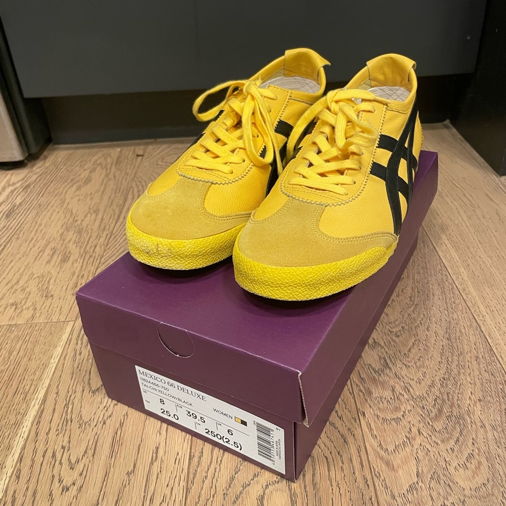 Nippon Made Onitsuka Tiger Mexico 66 Deluxe Leather Sneakers - Women’s Size 8